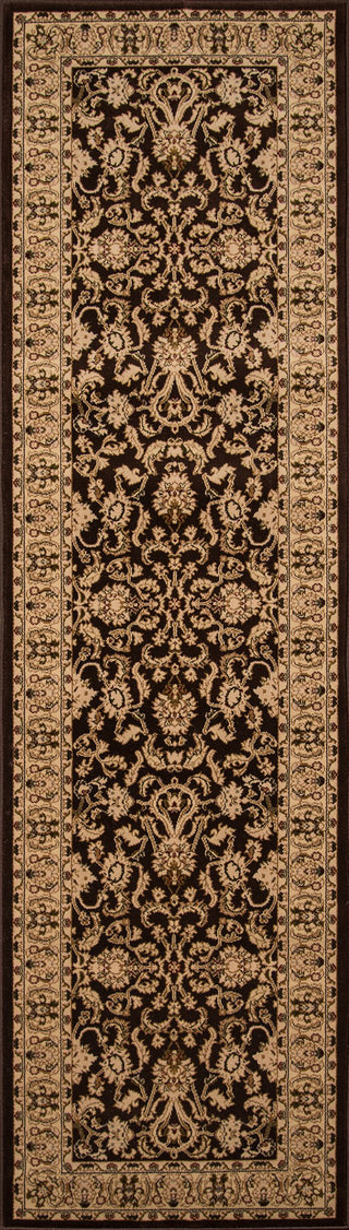 Momeni Royal RY-04 Brown Area Rug Closeup