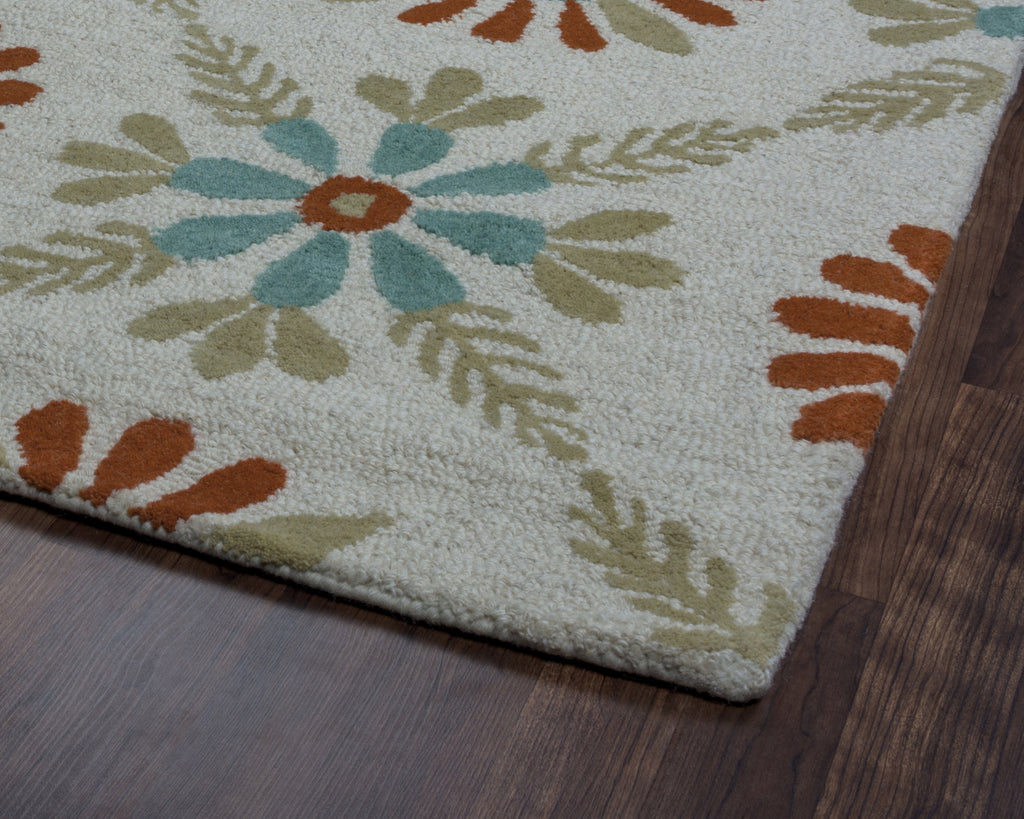 Rizzy Rockport RP8699 Area Rug Corner Shot Feature