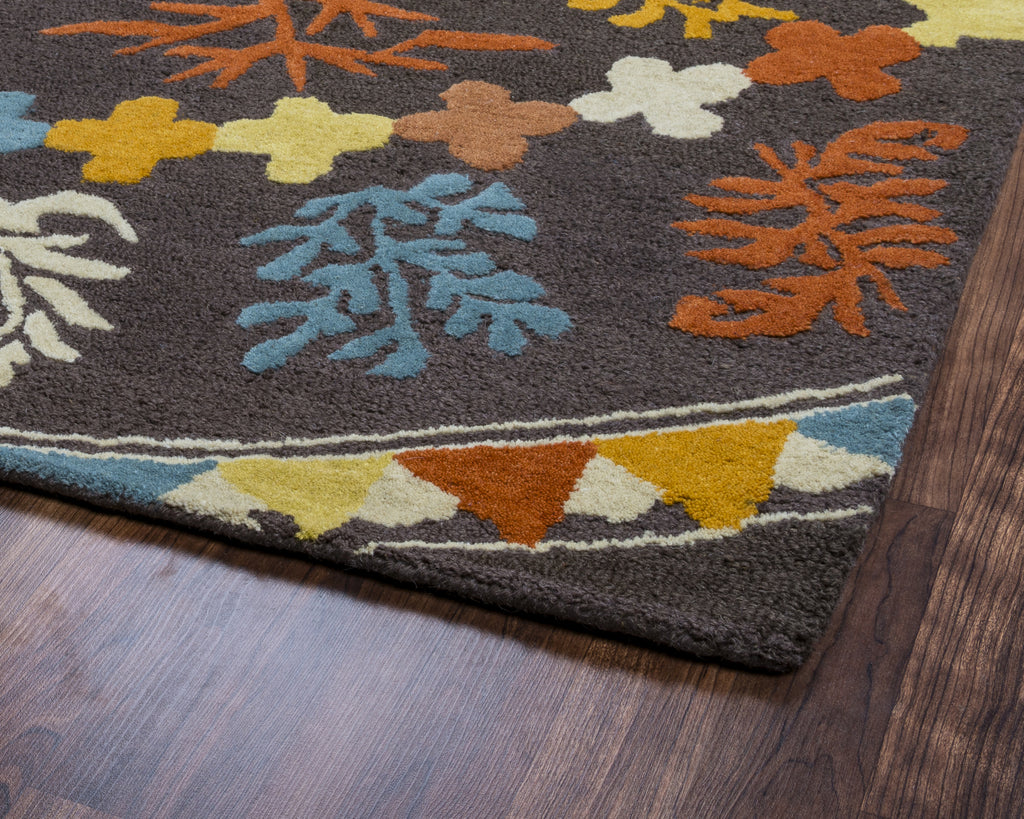 Rizzy Rockport RP8751 Area Rug Corner Shot Feature
