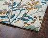 Rizzy Rockport RP8754 off white Area Rug Corner Shot Feature