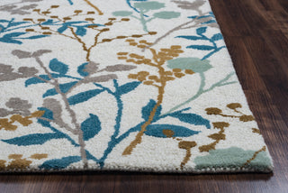 Rizzy Rockport RP8754 off white Area Rug Edge Shot