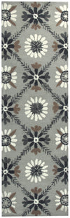 Rizzy Rockport RP8762 Gray Area Rug Runner Shot