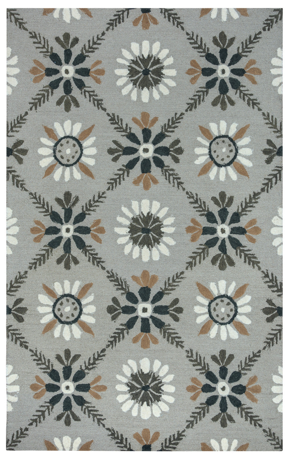 Rizzy Rockport RP8762 Gray Area Rug main image