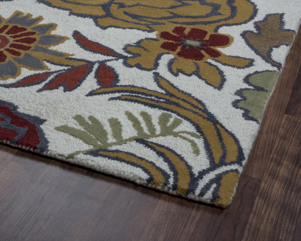 Rizzy Rockport RP8828 Area Rug Corner Shot Feature