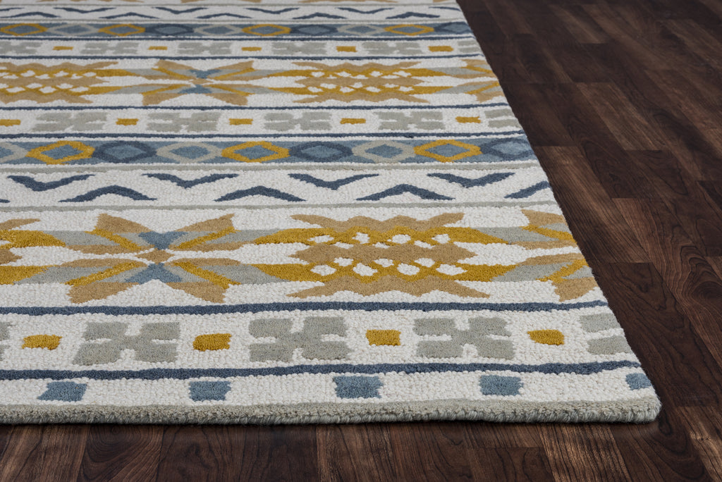 Rizzy Rockport RP8877 Area Rug Edge Shot Feature
