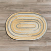 Colonial Mills Rag-Time Cotton Blend Rug RR31 Yellow and Gray Area main image