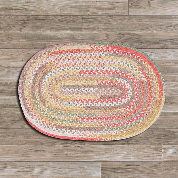 Colonial Mills Rag-Time Cotton Blend Rug RR71 Pink Multi Area main image