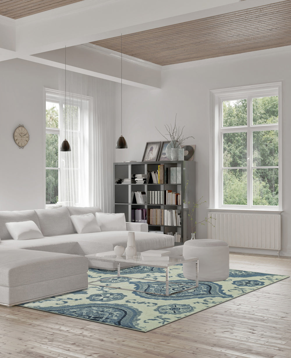 Dalyn Beckham BC1548 Ivory Area Rug Main Image Feature