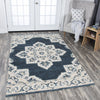 Rizzy Resonant RS070B Dark Blue Area Rug  Feature