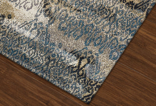 Dalyn Rossini RS5501 Teal Area Rug Closeup