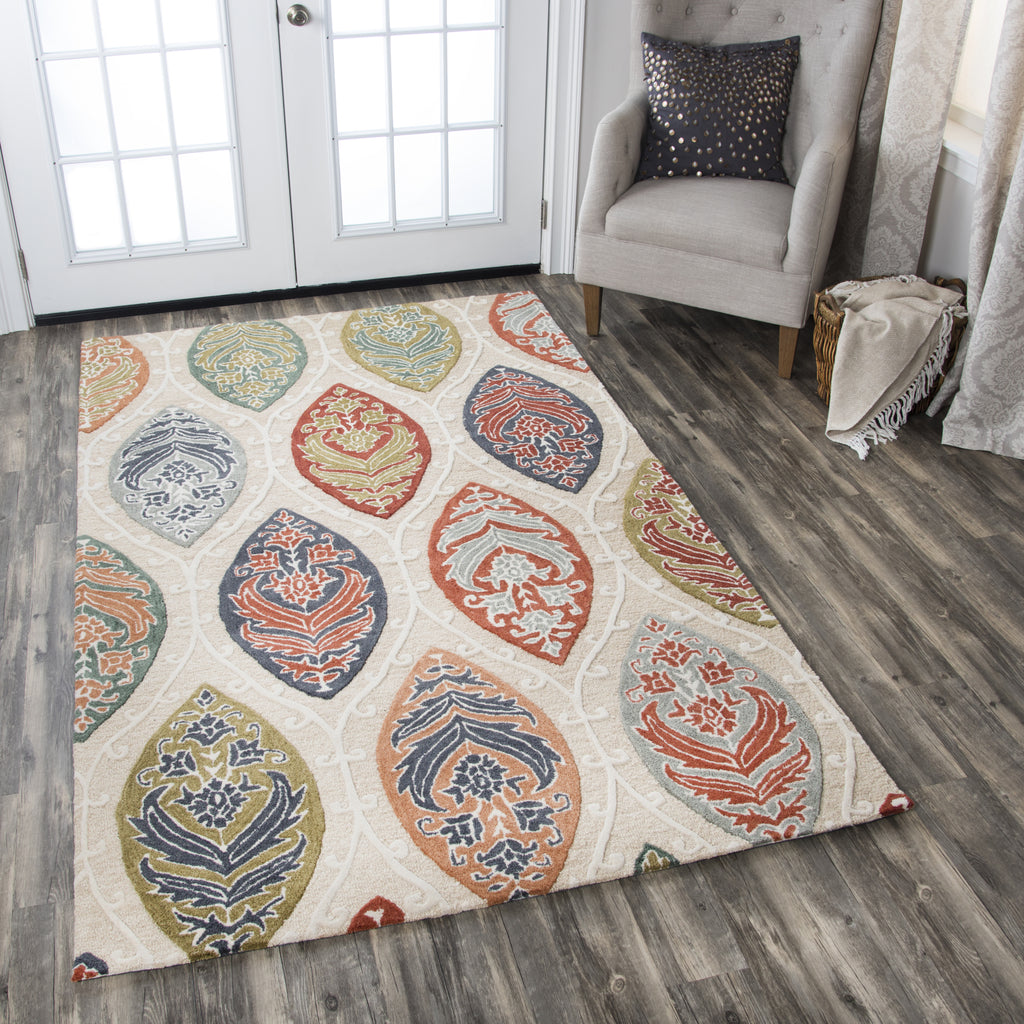 Rizzy Resonant RS774A Tan Area Rug  Feature