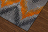 Dalyn Rossini RS8026 Tangerine Area Rug Closeup