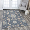 Rizzy Resonant RS912A Dark Gray Area Rug  Feature