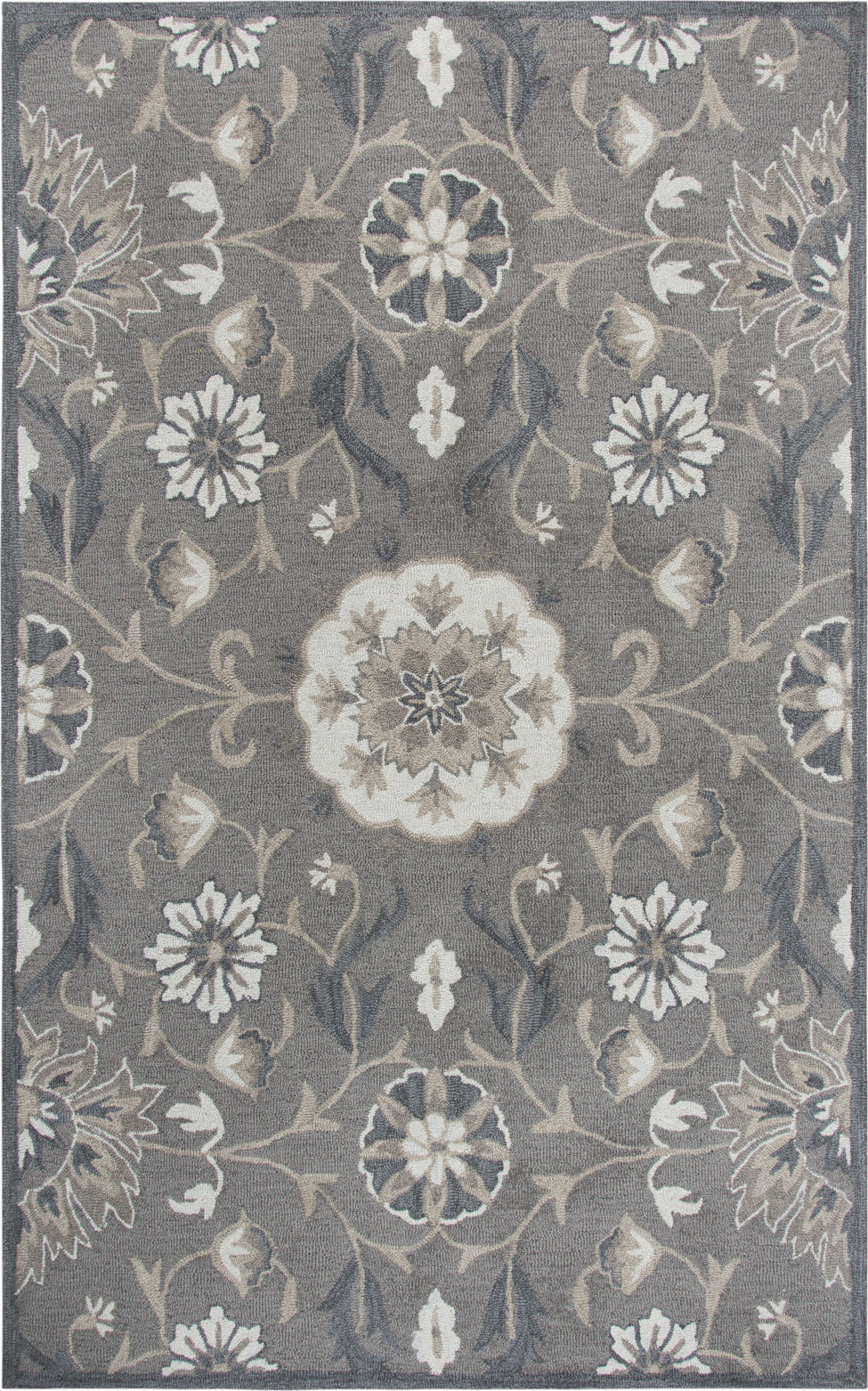 Rizzy Resonant RS914A Dark Taupe Area Rug main image