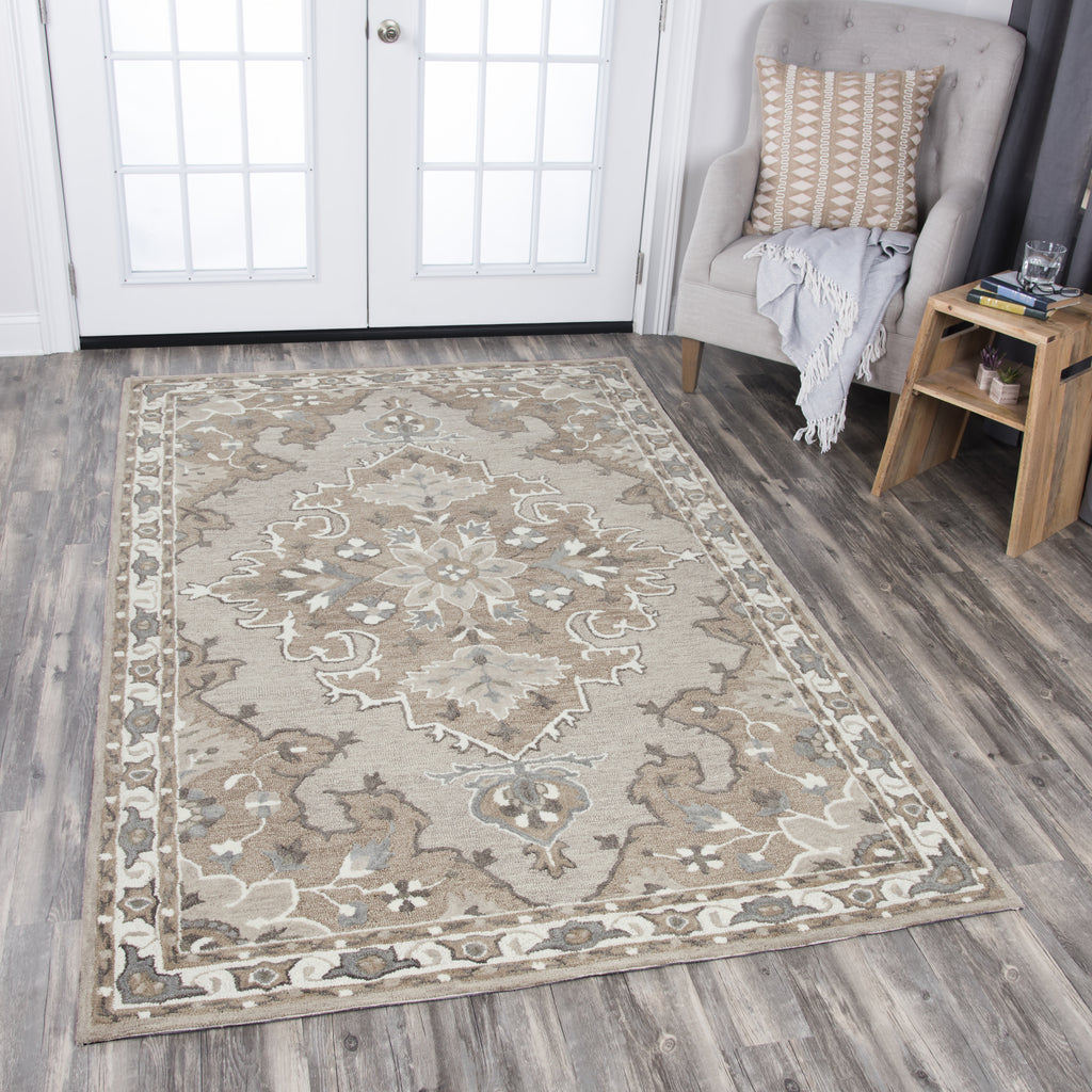 Rizzy Resonant RS931A Tan Area Rug  Feature