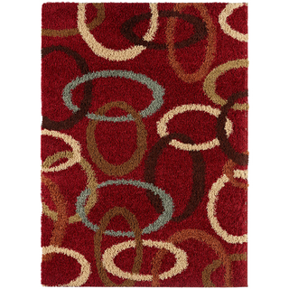 Surya Rosario RSO-4604 Burgundy Area Rug 5'3'' x 7'3''