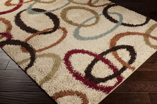Surya Rosario RSO-4605 Burgundy Area Rug Corner Shot