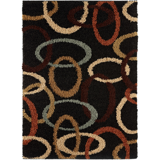 Surya Rosario RSO-4606 Black Area Rug 5'3'' x 7'3''