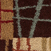 Surya Rosario RSO-4608 Burgundy Shag Weave Area Rug Sample Swatch
