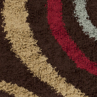 Surya Rosario RSO-4609 Chocolate Area Rug Sample Swatch