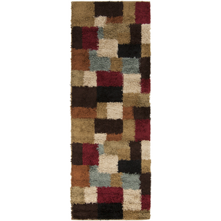 Surya Rosario RSO-4611 Burgundy Area Rug 2'7'' x 7'3'' Runner