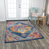 Rizzy Rothport RTP101 Navy Area Rug Corner Image Feature