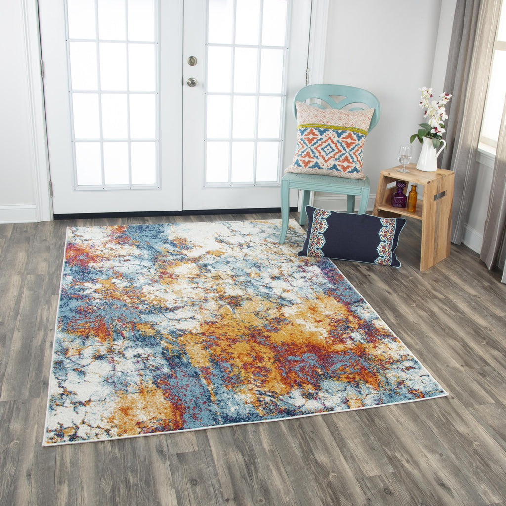 Rizzy Rothport RTP105 Ivory Area Rug Corner Image Feature