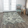 Rizzy Rothport RTP107 Gray Area Rug Corner Image Feature
