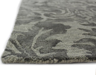 Dalyn Rubio RU1 Charcoal Area Rug Corner 