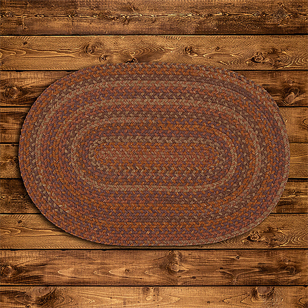 Colonial Mills Worley Rustic Farmhouse Braided Multicolor Oval Rug - On  Sale - Bed Bath & Beyond - 31451817