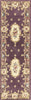 KAS Ruby 8903 Plum Fleur-De-Lis Aubusson Hand Tufted Area Rug 