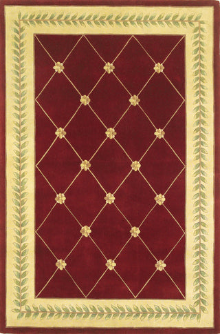 KAS Ruby 8914 /Gold Trellis Hand Tufted Area Rug