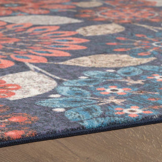 Mohawk Prismatic Floral Dream Navy Area Rug