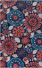 Mohawk Prismatic Floral Dream Navy Area Rug
