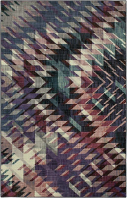 Mohawk Prismatic Splice Purple Area Rug