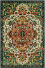 Mohawk Prismatic Emiko Teal Area Rug