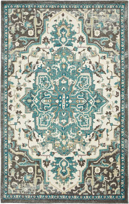 Mohawk Prismatic Emiko Aqua Area Rug