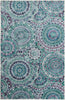 Mohawk Prismatic Florence Medallion Seafoam Area Rug