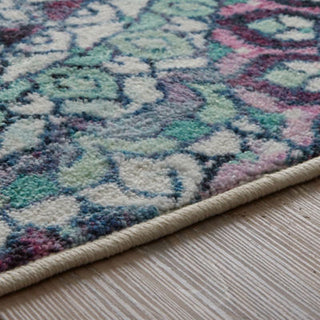 Mohawk Prismatic Florence Medallion Seafoam Area Rug