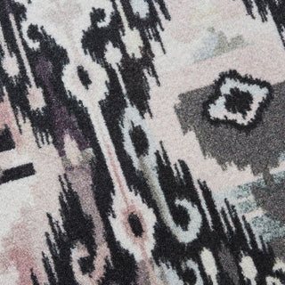 Mohawk Prismatic Hip Ikat Charcoal Area Rug