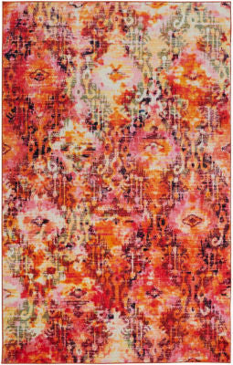 Mohawk Prismatic Arimo Tangerine Area Rug