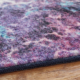 Mohawk Prismatic Fractal Purple Area Rug