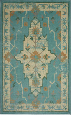 Mohawk Prismatic Jasmine Aqua by Under the Canopy Area Rug