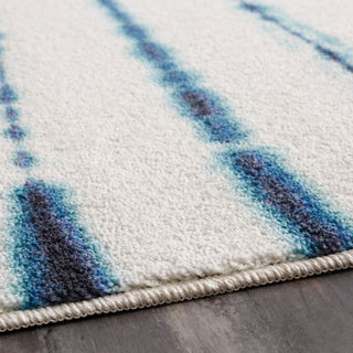 Mohawk Prismatic Linear Pigment Navy Area Rug