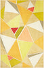 Mohawk Prismatic Modern Angles Yellow Area Rug