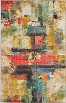 Mohawk Prismatic Graphic Canvas Multi Area Rug