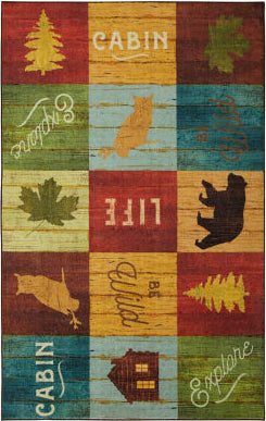 Mohawk Prismatic Cabin Life Multi Area Rug