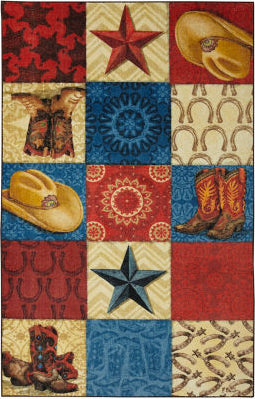 Mohawk Prismatic Western Square Multi Area Rug