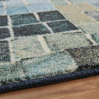 Mohawk Prismatic Cobblestone Navy Area Rug