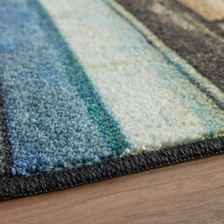 Mohawk Prismatic Artist Stripe Multi Area Rug